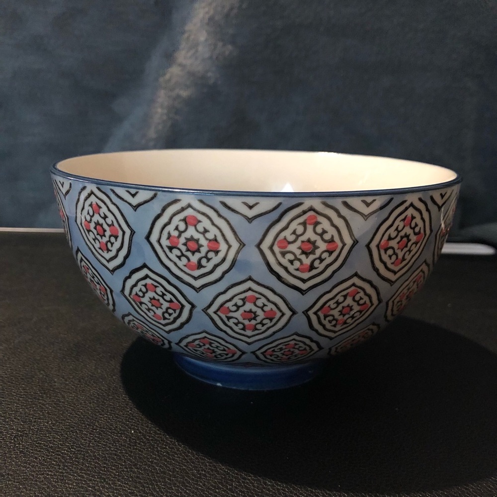 New Painted Boho Chic Ice Cream or Cereal Bowl